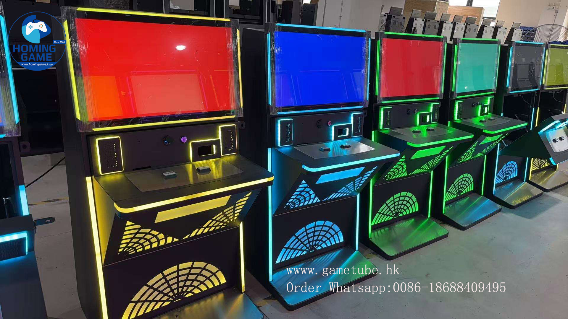 Pot of Gold 510 & 595 Game Machine – HomingGame Factory Multi-Game Skill Machine with 22" Touchscreen & Metal Cabinet