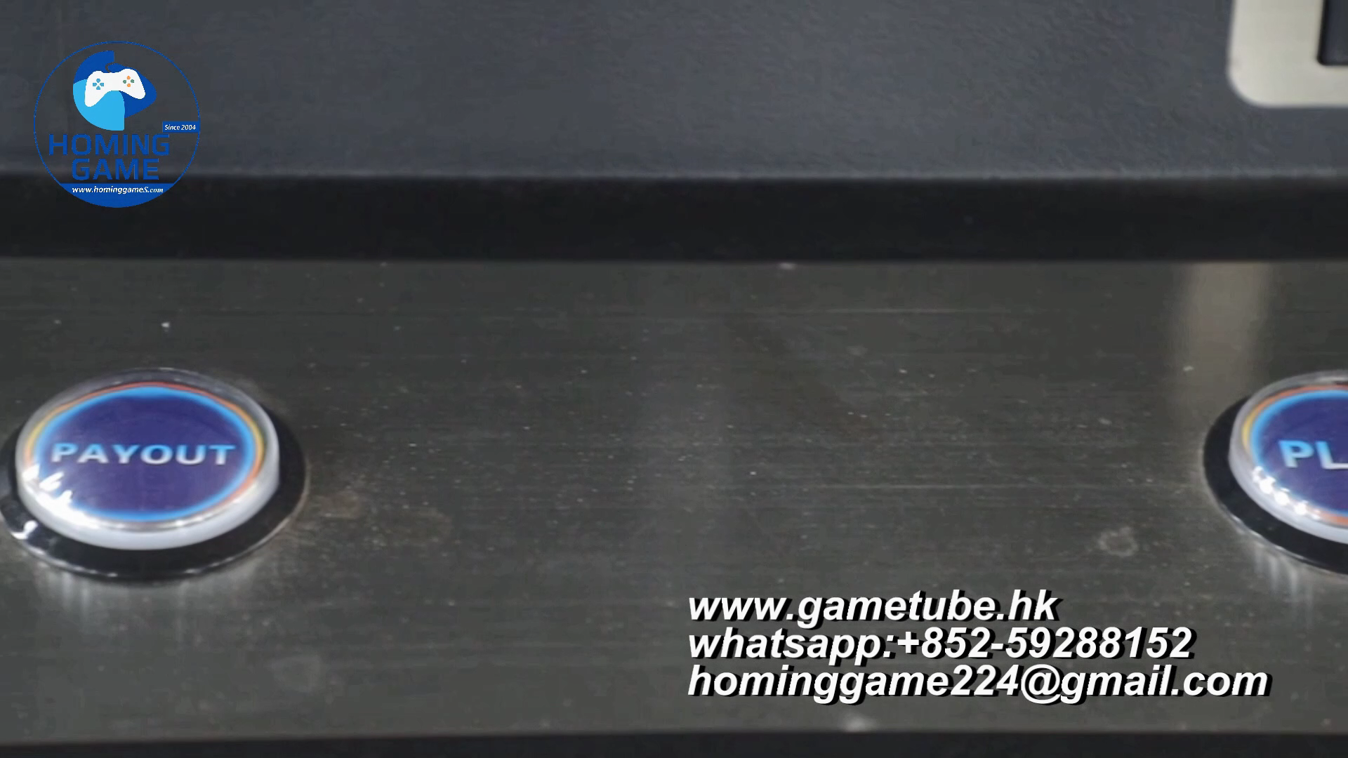 HomingGame Factory Custom 43 Inch Skill Slot Game Cabinet / Multiple Game Board Compatible / Vertical Curved Metal Slot Machine Shell / 43" PCAP Touch Screen Board-Ready Gaming Cabinet